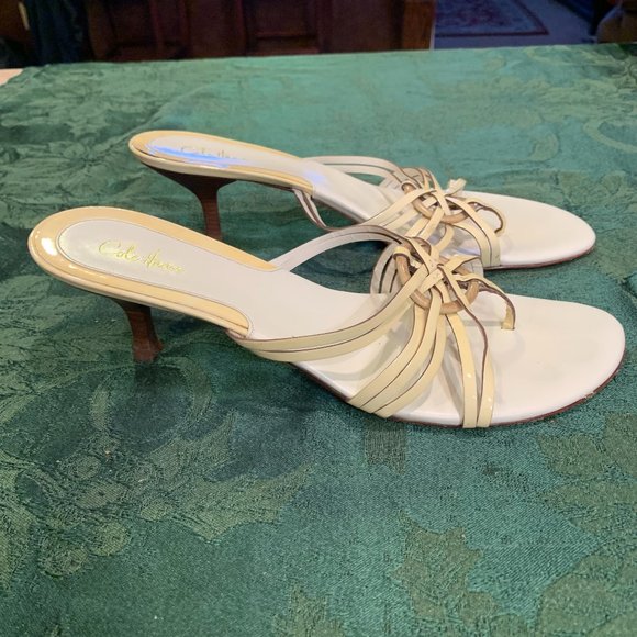 Cole Haan Low-Heel Strappy Thong Slide Sandals 11B - Picture 1 of 5